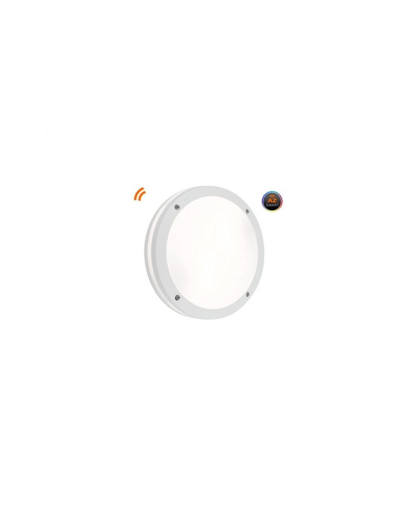 Azzardo FANO R 30 IP54 SMART LED RGB 24W 1720lm 2600K-6000K Zewnętrzna Biały Sufitowa AZ4785