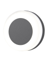 Azzardo ENOK ROUND IP54 LED 9W 700lm 3000K Zewnętrzna Ciemny Szary Ścienna AZ4460