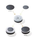 Oprawy do wbudowania w ściane - Azzardo ENOK ROUND IP54 LED 9W 700lm 3000K Zewnętrzna Ciemny Szary Ścienna AZ4460 - product 2