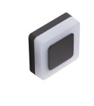 Oprawy do wbudowania w ściane - Azzardo ENOK SQUARE IP54 LED 9W 700lm 4000K Zewnętrzna Ciemny Szary Ścienna AZ4462 - product 1