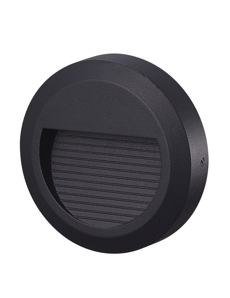 Azzardo OVE IP54 LED 2W 150lm 3000K Zewnętrzna Ciemny Szary Ścienna AZ4509