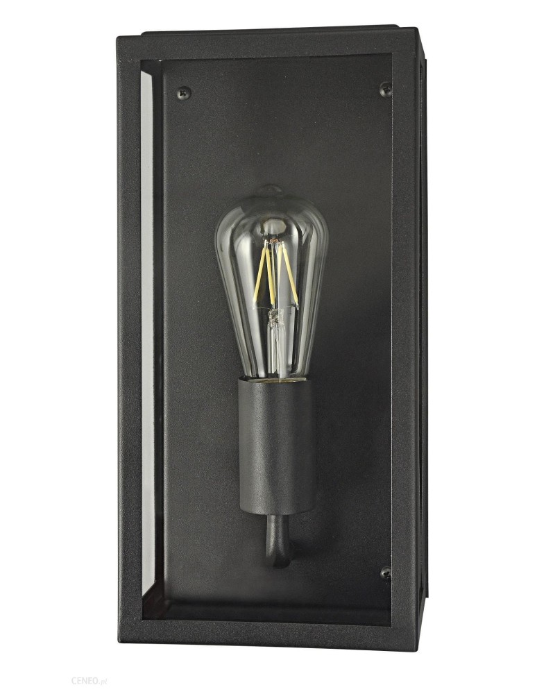 Azzardo NIKLAS IP44 LED 1xE27 Zewnętrzna Czarny Ścienna AZ4486
