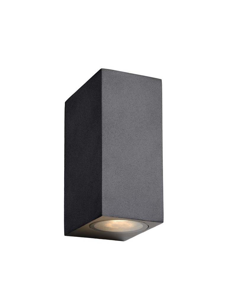 Kinkiety zewnętrzne - Lucide ZORA-LED 2xGU10/5W L9 W6.5 H1 22860/10/30 Kinkiet - produkt kolory-swiatla.pl 1