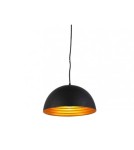 Lampy wiszące - Azzardo MODENA 50 BLACK/GOLD 1xE27 Wisząca Czarny/Złoty AZ1395 - product 1