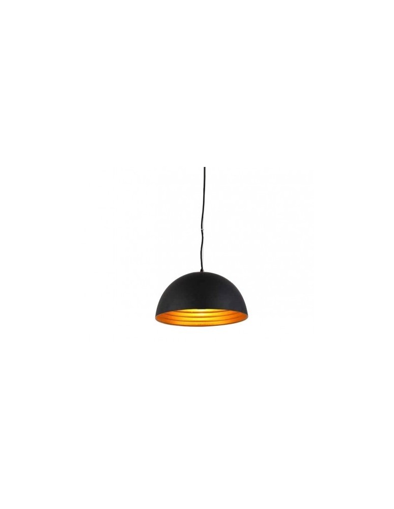 Lampy wiszące - Azzardo MODENA 50 BLACK/GOLD 1xE27 Wisząca Czarny/Złoty AZ1395 - produkt kolory-swiatla.pl 1