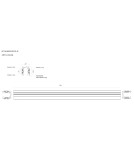 Szyny 3 fazowe - Maxlight Szyna Prądowa Trójfazowa (3 obwody) 1M Czarna MHT1-100-BK - product 2