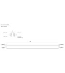 Szyny 3 fazowe - Maxlight Szyna Prądowa Trójfazowa (3 obwody) 2M Biała MHT1-200-WH - product 2