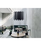 Lampy wiszące rurki - Maxlight Lampa Wisząca Organic 33X1 Czarna P0419D - product 2