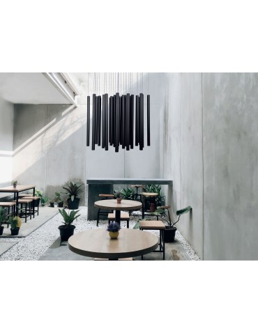 MAXLIGHT P0419D LAMPA WISZĄCA ORGANIC 33x1 CZARNA - produkt 2