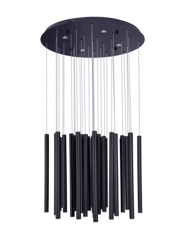 MAXLIGHT P0419D LAMPA WISZĄCA ORGANIC 33x1 CZARNA