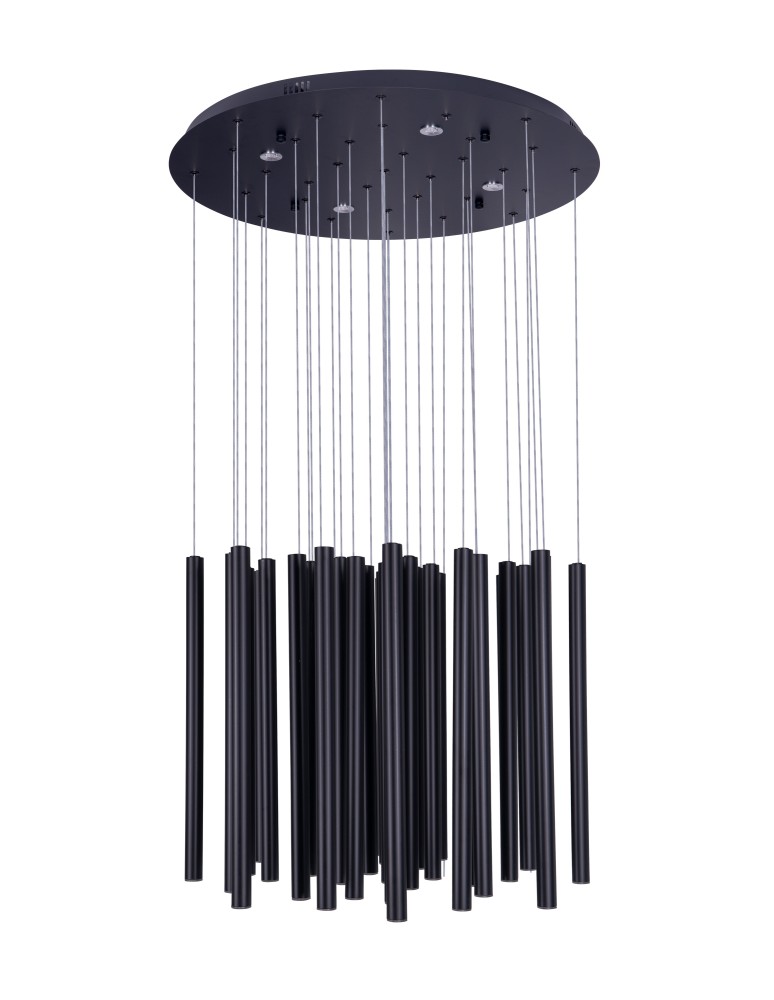 MAXLIGHT P0419D LAMPA WISZĄCA ORGANIC 33x1 CZARNA