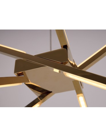 MAXLIGHT P0457 LAMPA WISZĄCA SPIDER ZŁOTA - produkt 2