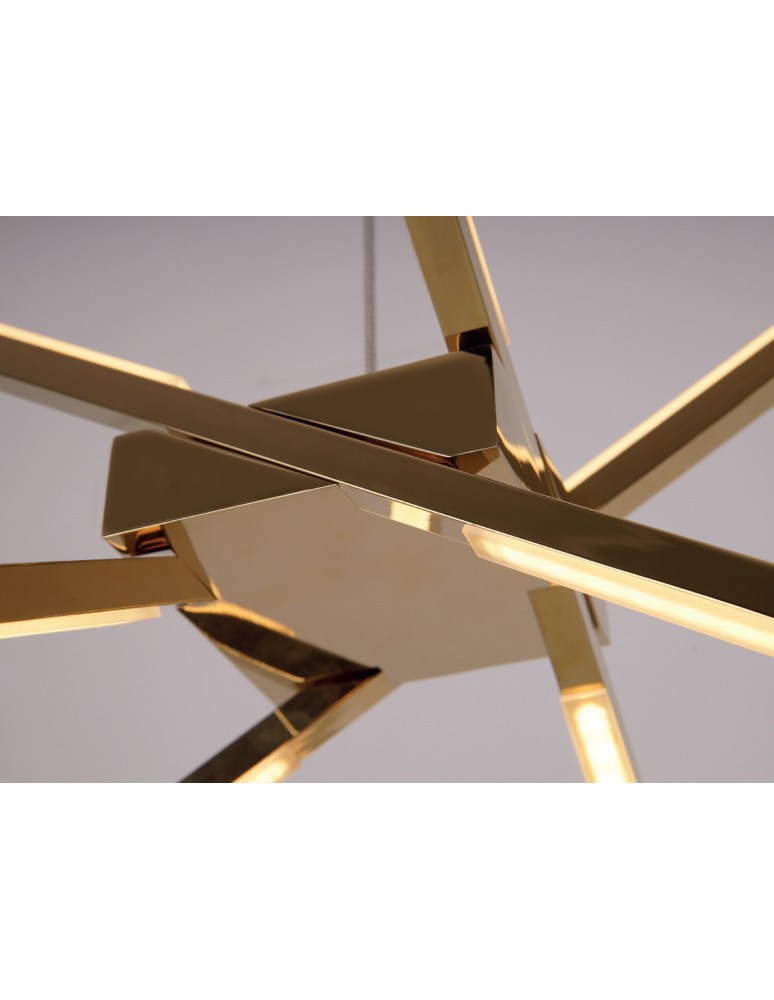 MAXLIGHT P0457 LAMPA WISZĄCA SPIDER ZŁOTA MAXLIGHT P0457 LAMPA WISZĄCA SPIDER ZŁOTA