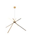MAXLIGHT P0457 LAMPA WISZĄCA SPIDER ZŁOTA