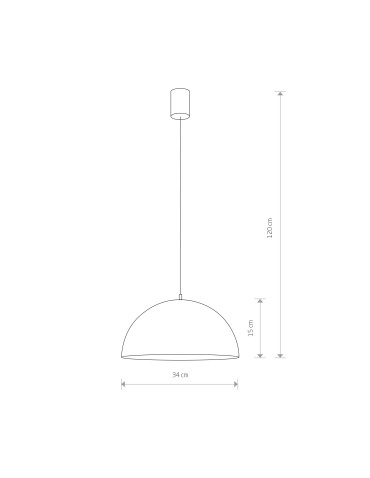 Nowodvorski HEMISPHERE S Wisząca 1xE27 6367 - produkt 2
