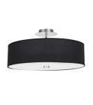 Lampy sufitowe z abażurem - Nowodvorski VIVIANE Sufitowa Plafon/Przysufitowa Max moc 3x60W E27  Czarny 6390 - product 1