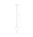 Nowodvorski SILICONE Wisząca 1xE27 Czarny 6404 Nowodvorski SILICONE Wisząca 1xE27 Czarny 6404