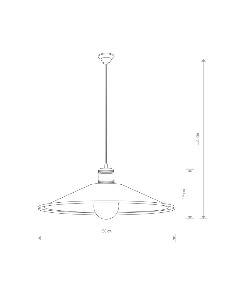 Lampy wiszące - Nowodvorski GARRET M Sufitowa Wisząca Max moc 1x60W E27  Czekoladowy 6444 - product kolory-swiatla.pl 2