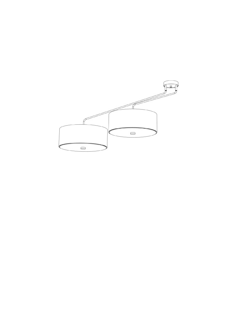 Lampy wiszące z abażurem - Nowodvorski HAWK Sufitowa Plafon/Przysufitowa Max moc 6x60W E27  Szary 6541 - product kolory-swiatla.pl 3