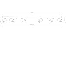 Lampy sufitowe reflektory - Nowodvorski EYE SPOT Reflektor/Spot Max moc 6x10W only  LED GU10  Srebrny 6608 - product 2