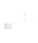 Lampy wiszące z abażurem - Nowodvorski VIPER Sufitowa Plafon/Przysufitowa Max moc 1x60W E27  Biały 6640 - product 1
