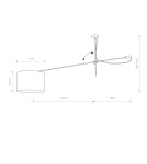 Lampy wiszące z abażurem - Nowodvorski VIPER Sufitowa Plafon/Przysufitowa Max moc 1x60W E27  Biały 6640 - product 3