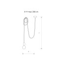 Lampy wiszące pająki - Nowodvorski SPIDER Sufitowa Wisząca Max moc 1x60W E27  Czarny 6792 - product 2