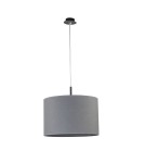 Lampy wiszące z abażurem - Nowodvorski ALICE L Sufitowa Wisząca Max moc 1x60W E27  Szary 6816 - product 1