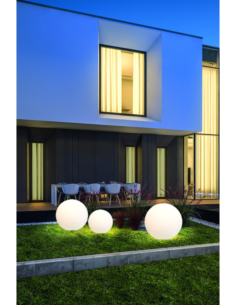Kule ogrodowe - Nowodvorski CUMULUS L Zewnętrzna Przenośna Max moc 1x60W E27 IP44 Biały 6978 - product kolory-swiatla.pl 3