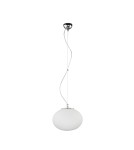 Lampy wiszące - Nowodvorski NUAGE M Sufitowa Wisząca Max moc 1x60W E27  Biały 7025 - product 1