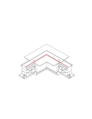 Nowodvorski CTLS REC PWR L CONN RIGHT (LR) Akcesoria Podtynkowe Systemu Czarny 8231 - produkt 2