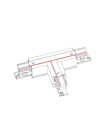 Nowodvorski CTLS PWR T CONN RIGHT 1 TR1 Akcesoria Natynkowe Systemu Czarny 8242 - produkt 2