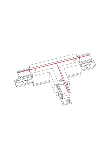 Nowodvorski CTLS PWR T CONN LEFT 1 TL-1 Akcesoria Natynkowe Systemu Biały 8243 - produkt 2