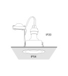 Lampy podtynkowe - oczka - Nowodvorski CHARLIE Spot Podtynkowa Max moc 1x15W GU10 IP54/20 Biały 8366 - product 4
