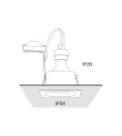 Lampy podtynkowe - oczka - Nowodvorski DELTA Spot Podtynkowa Max moc 1x15W GU10 IP54/20 Czarny 8370 - product 4
