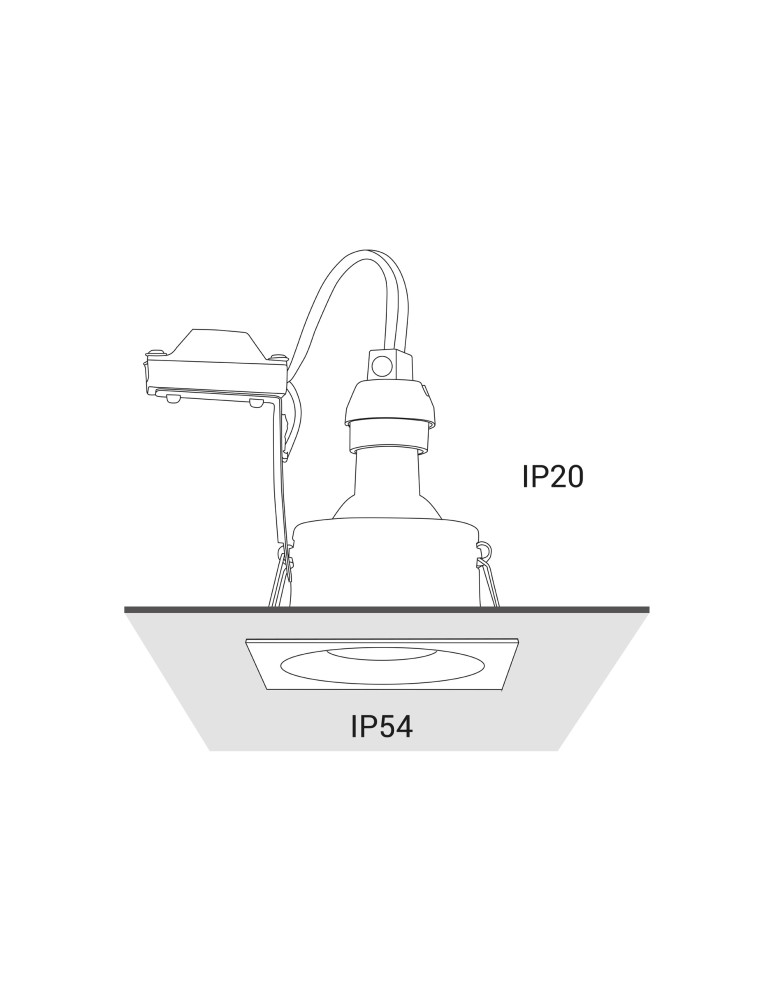 Lampy podtynkowe - oczka - Nowodvorski DELTA Spot Podtynkowa Max moc 1x15W GU10 IP54/20 Czarny 8370 - product kolory-swiatla.pl 4