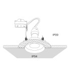 Lampy podtynkowe - oczka - Nowodvorski ECHO Spot Podtynkowa Max moc 1x15W GU10 IP54/20 Czarny 8372 - product 4