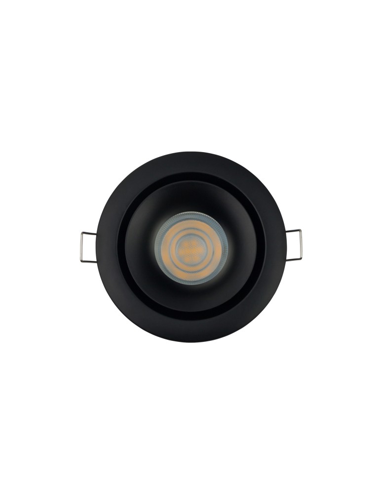 Nowodvorski FOXTROT Spot Podtynkowa Max moc 1x15W GU10 IP54/20 Czarny 8374