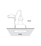 Lampy podtynkowe - oczka - Nowodvorski GOLF Spot Podtynkowa Max moc 1x15W GU10 IP54/20 Czarny 8376 - product 4