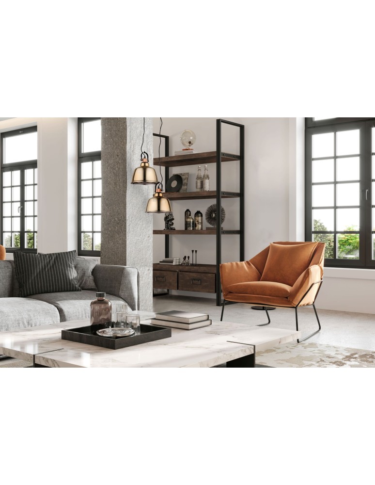 Nowodvorski AMALFI L Sufitowa Wisząca Max moc 1x40W E27  Złoty 8381