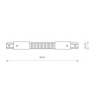 Nowodvorski PROFILE FLEX CONNECTOR Czarny 8383 Nowodvorski PROFILE FLEX CONNECTOR Czarny 8383