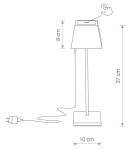 Lampy ogrodowe przenośne - Nowodvorski MAHE LED Zewnętrzna Przenośna Max moc 2,2W LED IP54 Biały 8397 - product 2