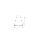 Nowodvorski CAMELEON CONE S Klosz Systemu CAMELEON Czarny 8415 Nowodvorski CAMELEON CONE S Klosz Systemu CAMELEON Czarny 8415