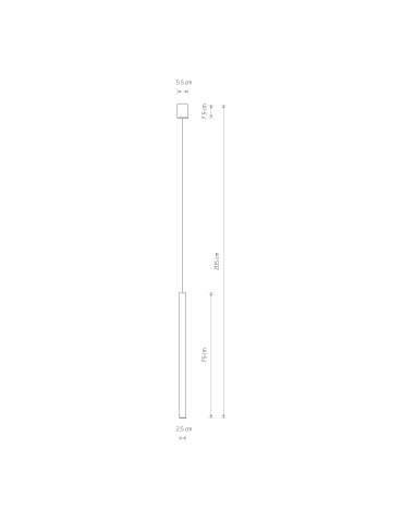 Nowodvorski LASER 750 Wisząca 1xG9 Biały 8432 - produkt 2