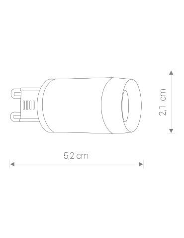 Nowodvorski Żarówka LED G9 LENS 3W 4000K Żródło Światła 8447 - produkt 2