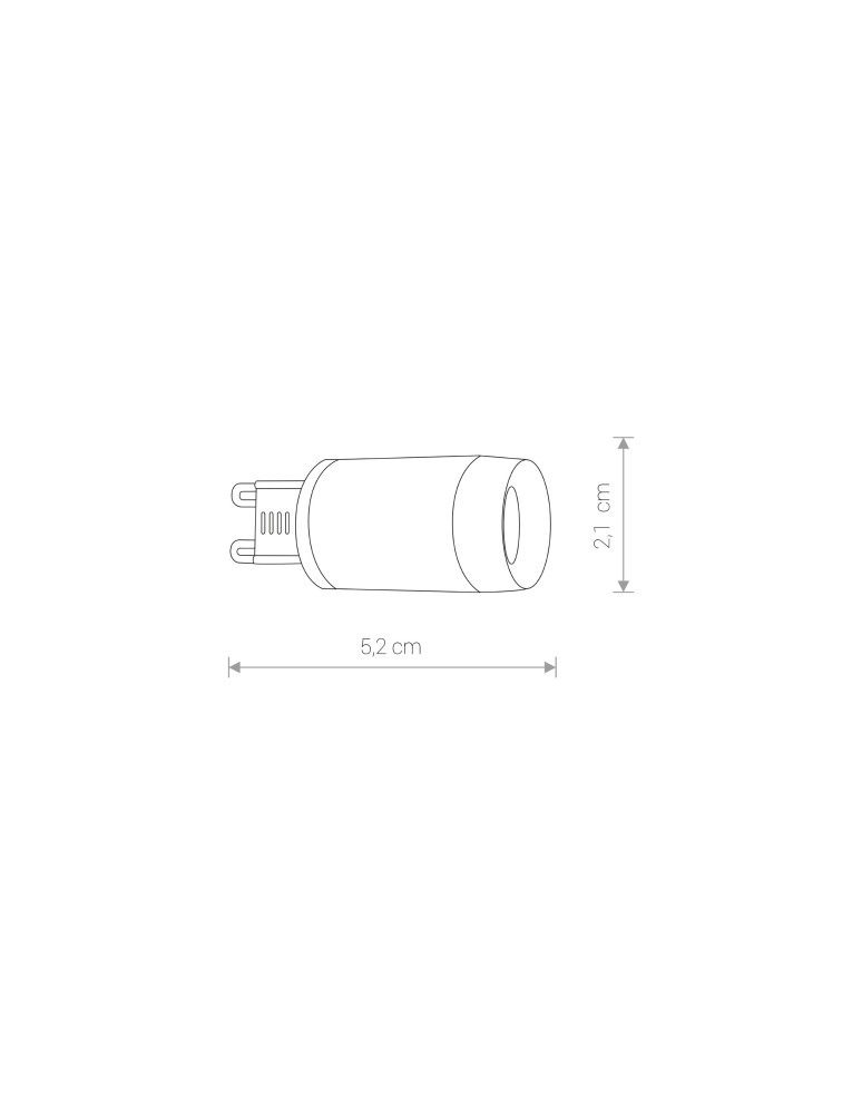 Nowodvorski Żarówka LED G9 LENS 3W 4000K Żródło Światła 8447 Nowodvorski Żarówka LED G9 LENS 3W 4000K Żródło Światła 8447