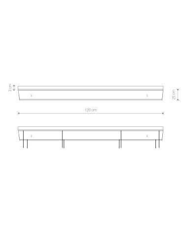 Nowodvorski CAMELEON CANOPY C 1200 Puszka Systemu CAMELEON Biały 8555 - produkt 2