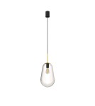 Lampy wiszące - Nowodvorski PEAR M Sufitowa Wisząca Max moc 40W E27  Transparentny 8672 - product 1