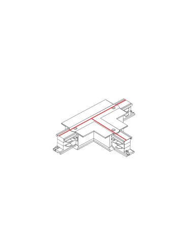 Nowodvorski CTLS REC POWER T CONN RIGHT2 BL (TR2) Akcesoria Podtynkowe Systemu Czarny 8682 - produkt 2