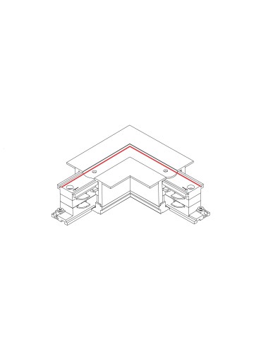 Nowodvorski CTLS REC POWER L CONN LEFT BL (LL) Akcesoria Podtynkowe Systemu Czarny 8683 - produkt 2
